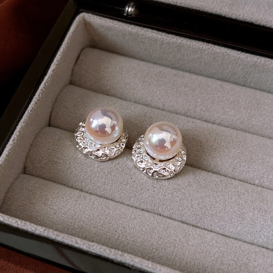 Pearl Earrings Retro Exquisite Simple Fashion All-match High Sense